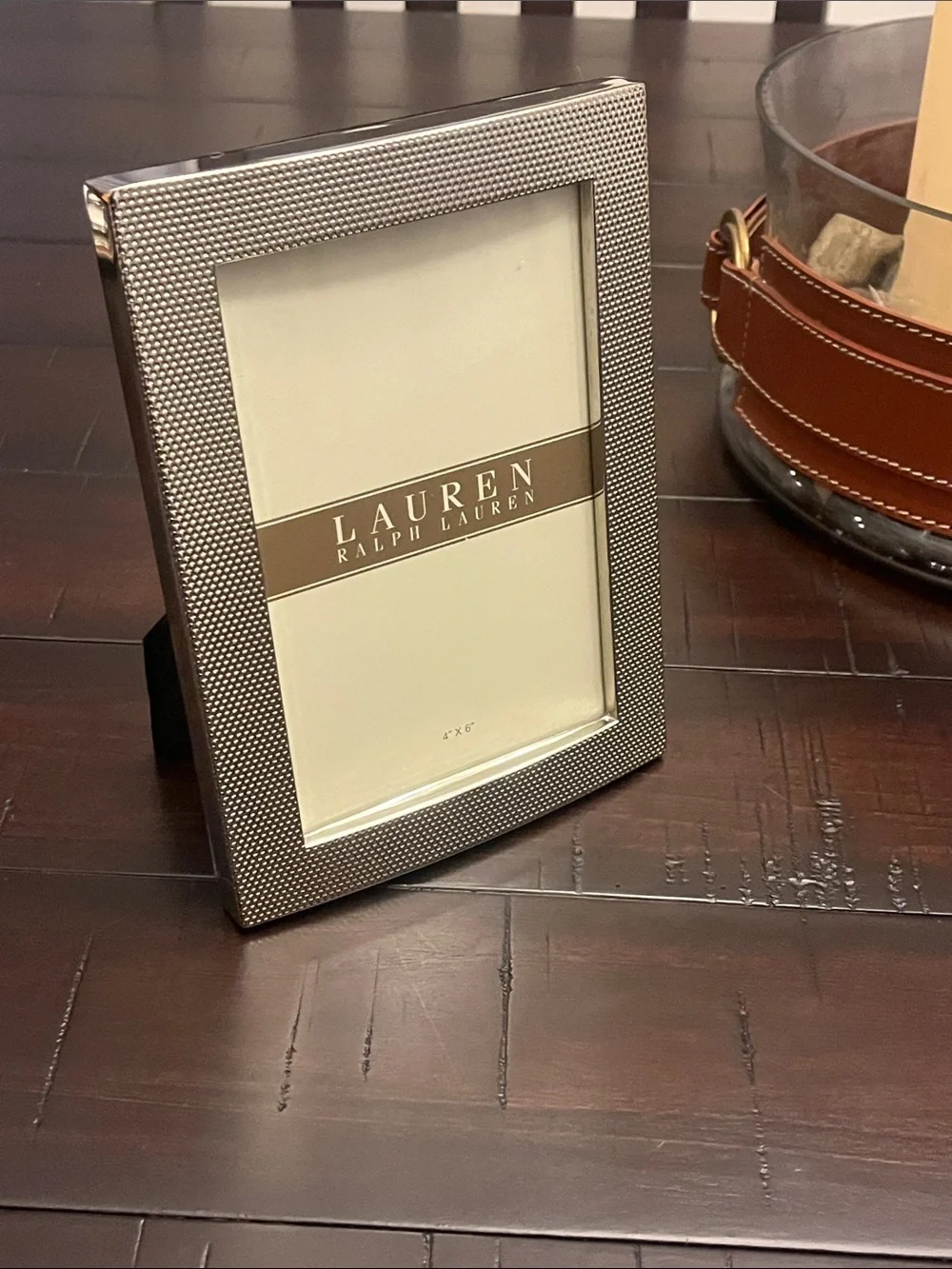 Ralph Lauren Chain Bracelet Picture Photo Frame 4”x6” See Measurements Vintage